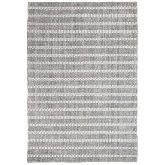Tapete Decorativo BEAS A2006 - Gris - PET | Algodón - Hecho a Mano - Dorzav