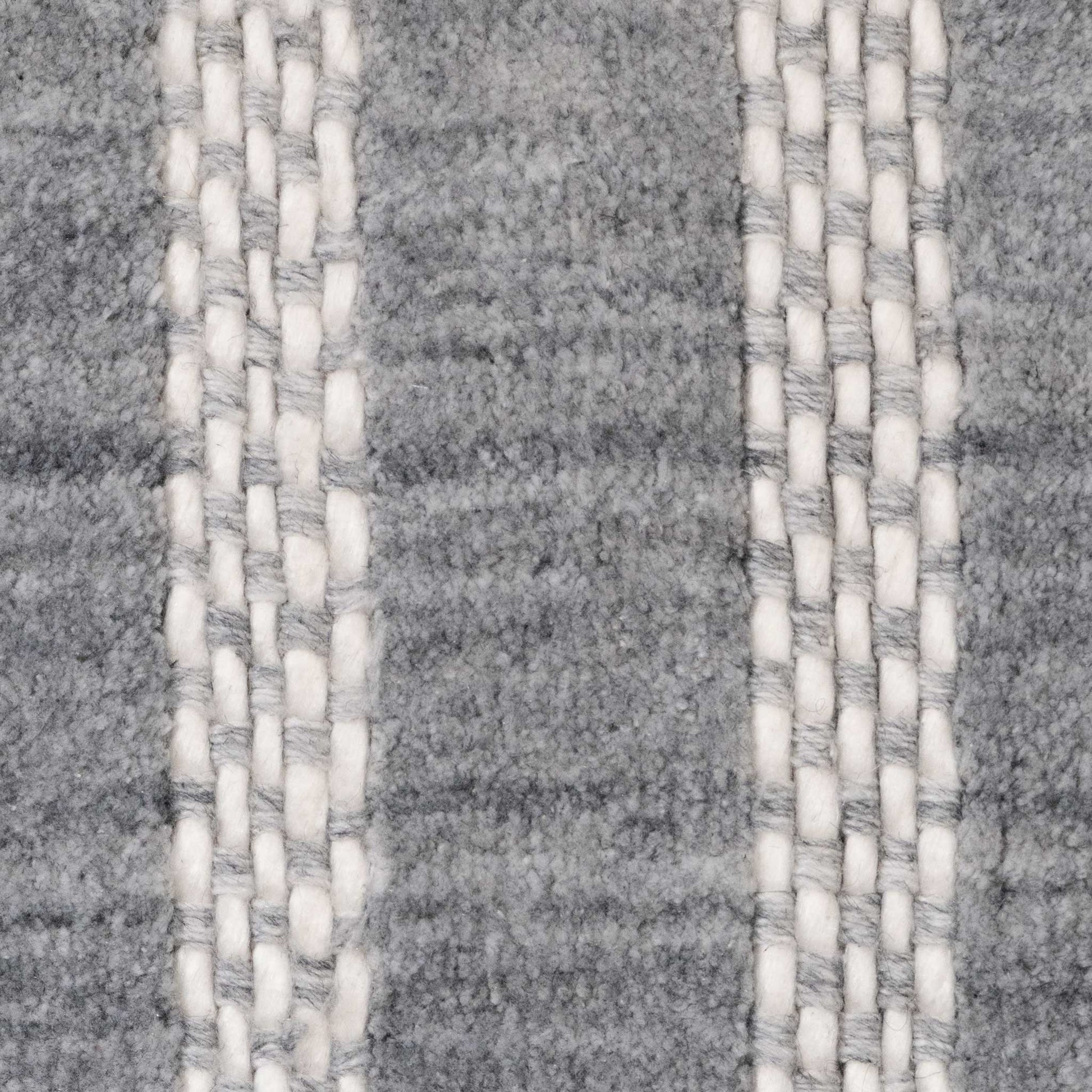 Tapete Decorativo BEAS A2006 - Gris - PET | Algodón - Hecho a Mano - Dorzav