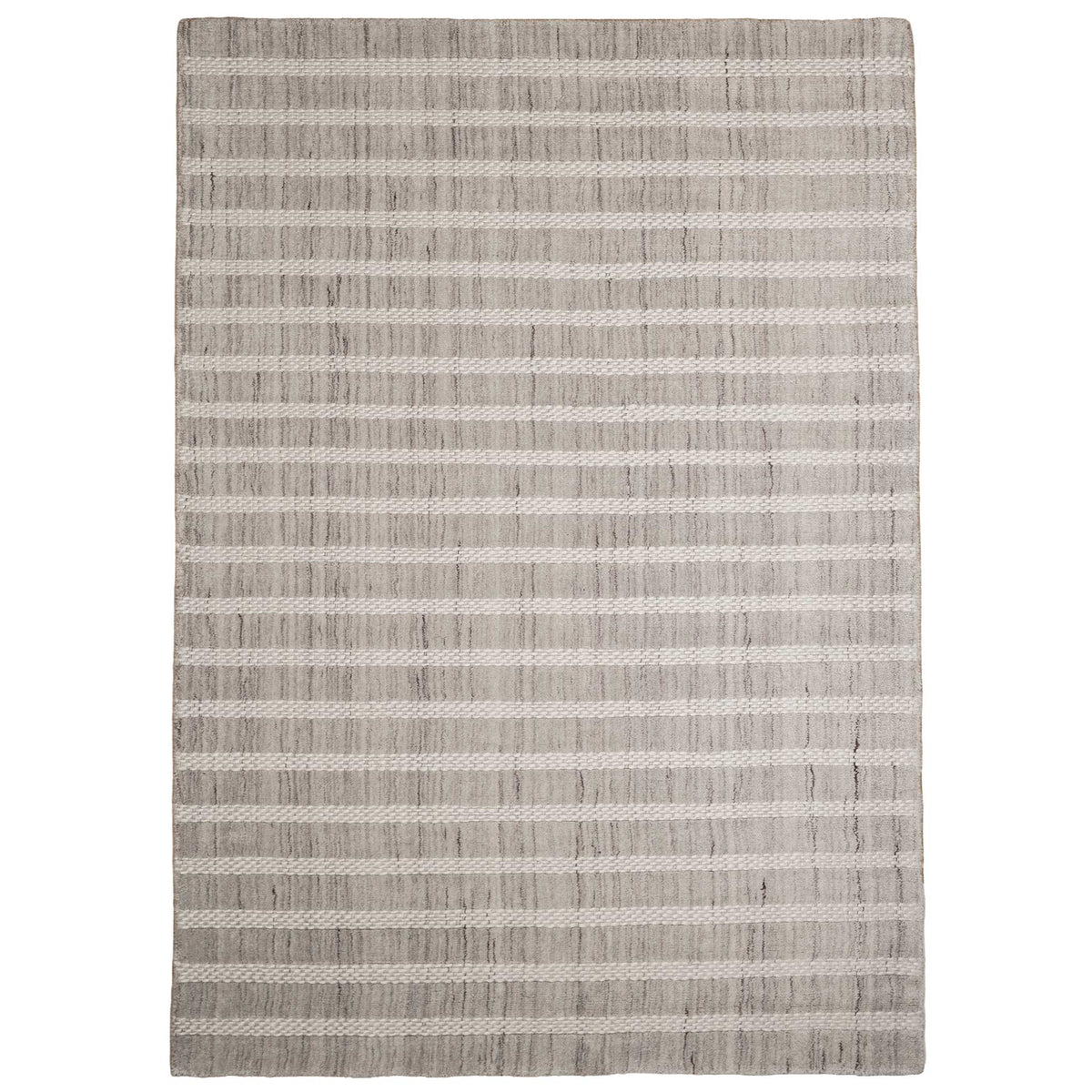 Tapete Decorativo BEAS A2007 - Gris - PET | Algodón - Hecho a Mano - Dorzav