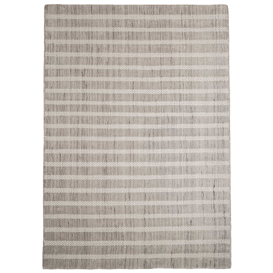 Tapete Decorativo BEAS A2007 - Gris - PET | Algodón - Hecho a Mano - Dorzav