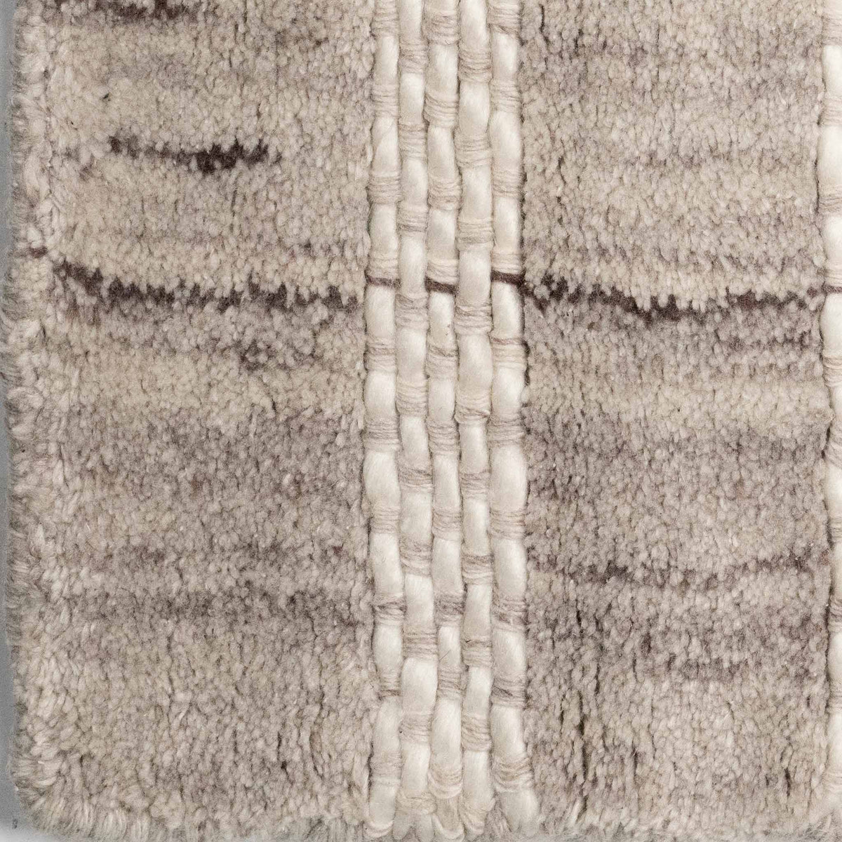 Tapete Decorativo BEAS A2007 - Gris - PET | Algodón - Hecho a Mano - Dorzav
