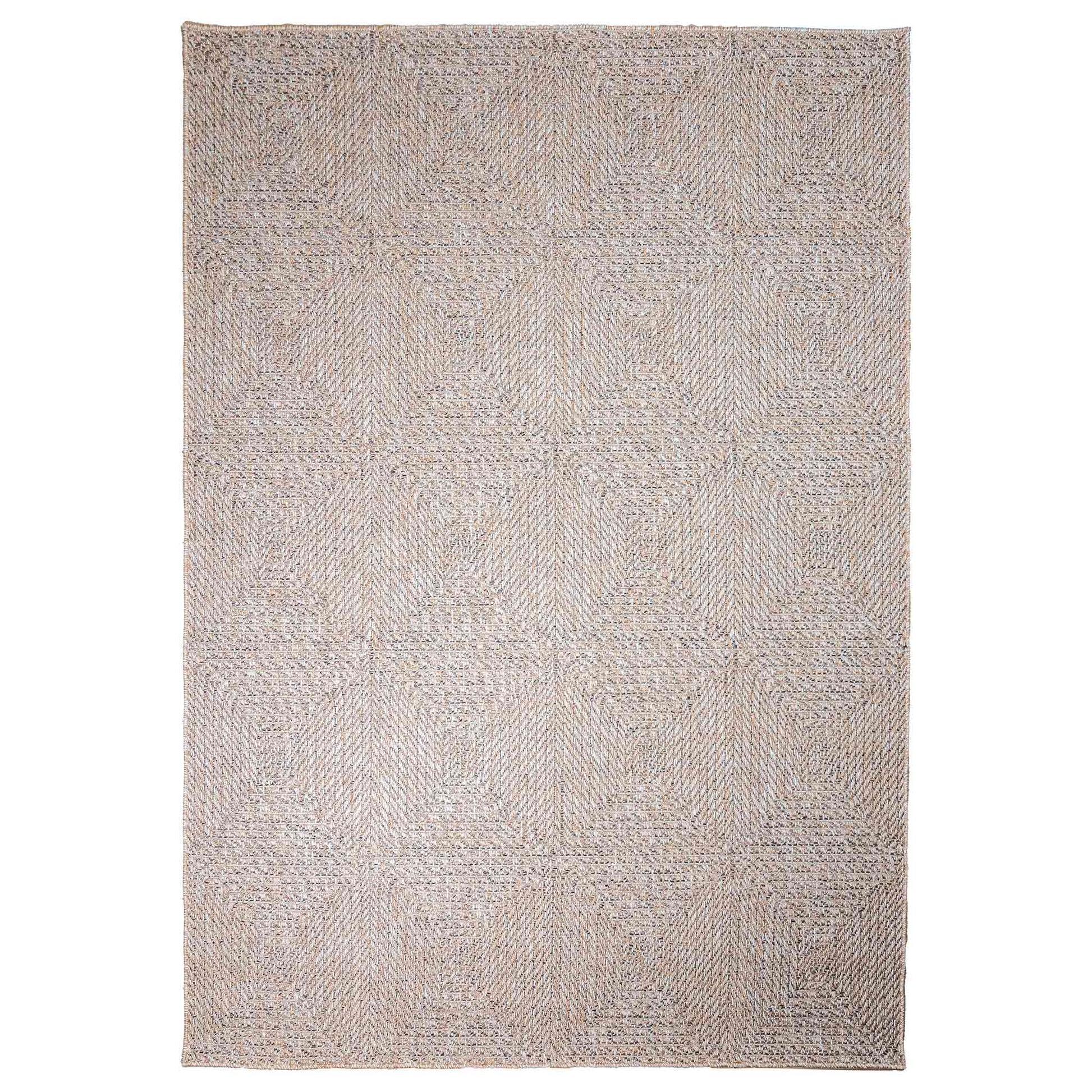 Tapete Decorativo BIGA R3001 - Beige - Polipropileno - Hecho a Máquina - Dorzav