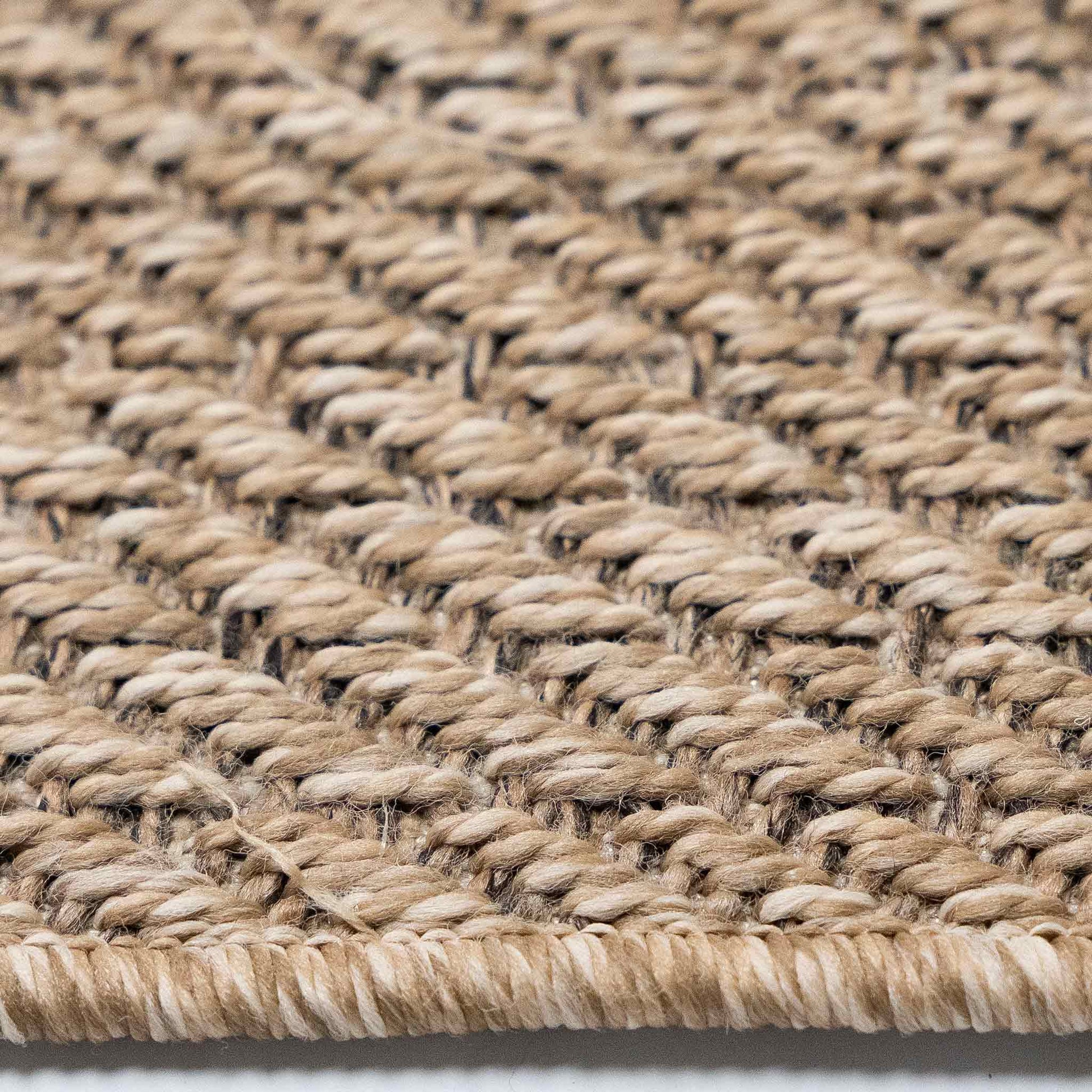 Tapete Decorativo BIGA R3001 - Beige - Polipropileno - Hecho a Máquina - Dorzav