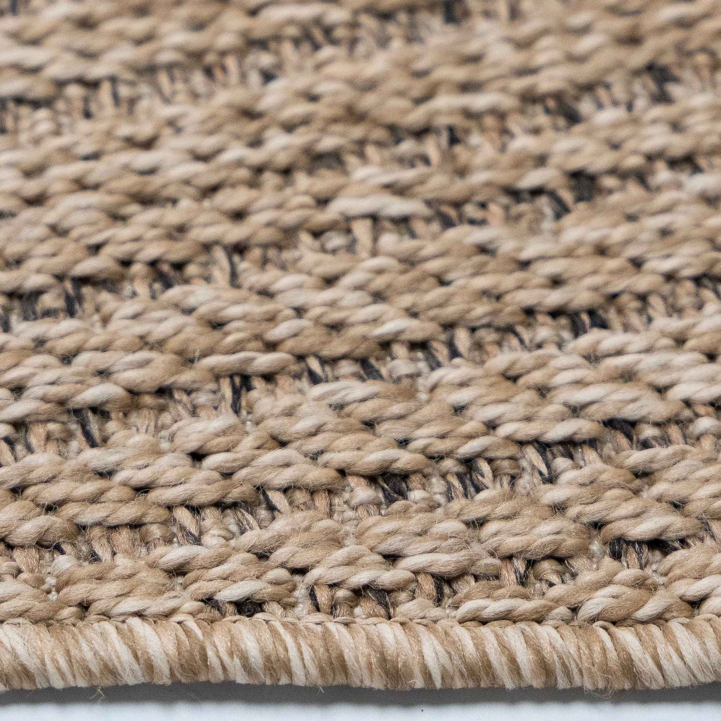 Tapete Decorativo BIGA R3002 - Beige - Polipropileno - Hecho a Máquina - Dorzav