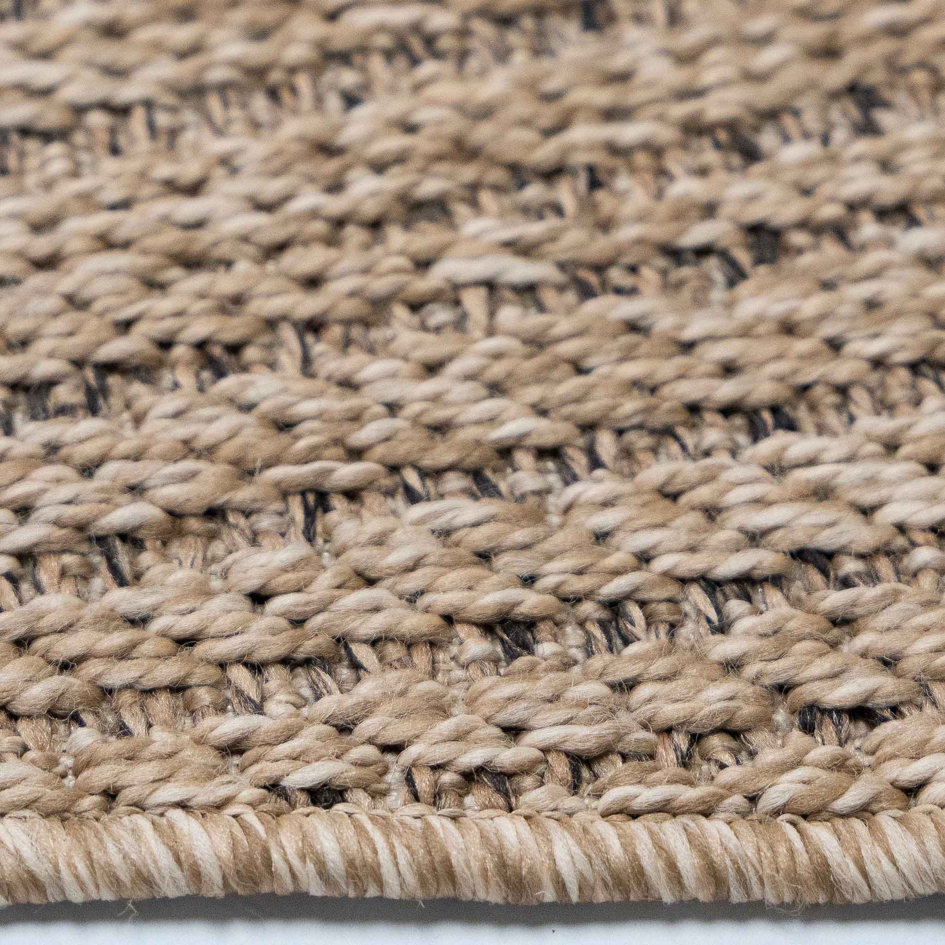 Tapete Decorativo BIGA R3002 - Beige - Polipropileno - Hecho a Máquina - Dorzav
