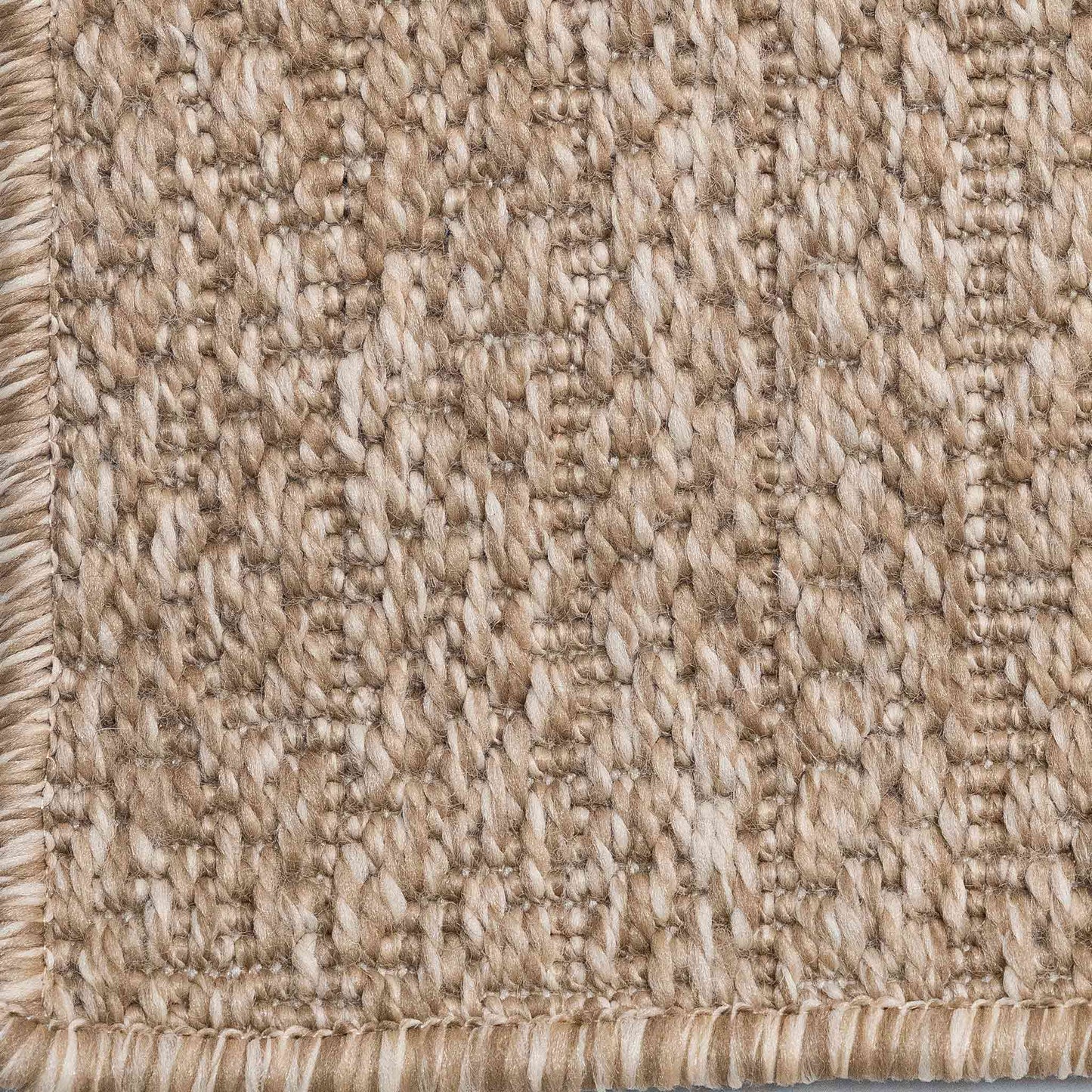 Tapete Decorativo BIGA R3003 - Beige - Polipropileno - Hecho a Máquina - Dorzav