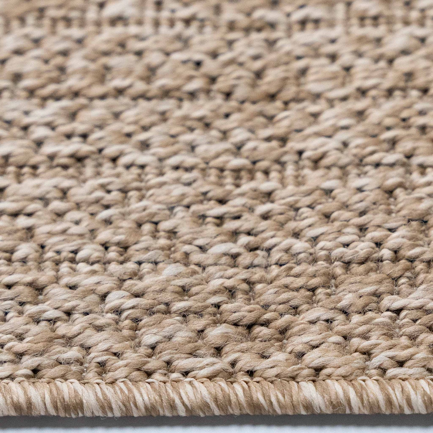 Tapete Decorativo BIGA R3003 - Beige - Polipropileno - Hecho a Máquina - Dorzav
