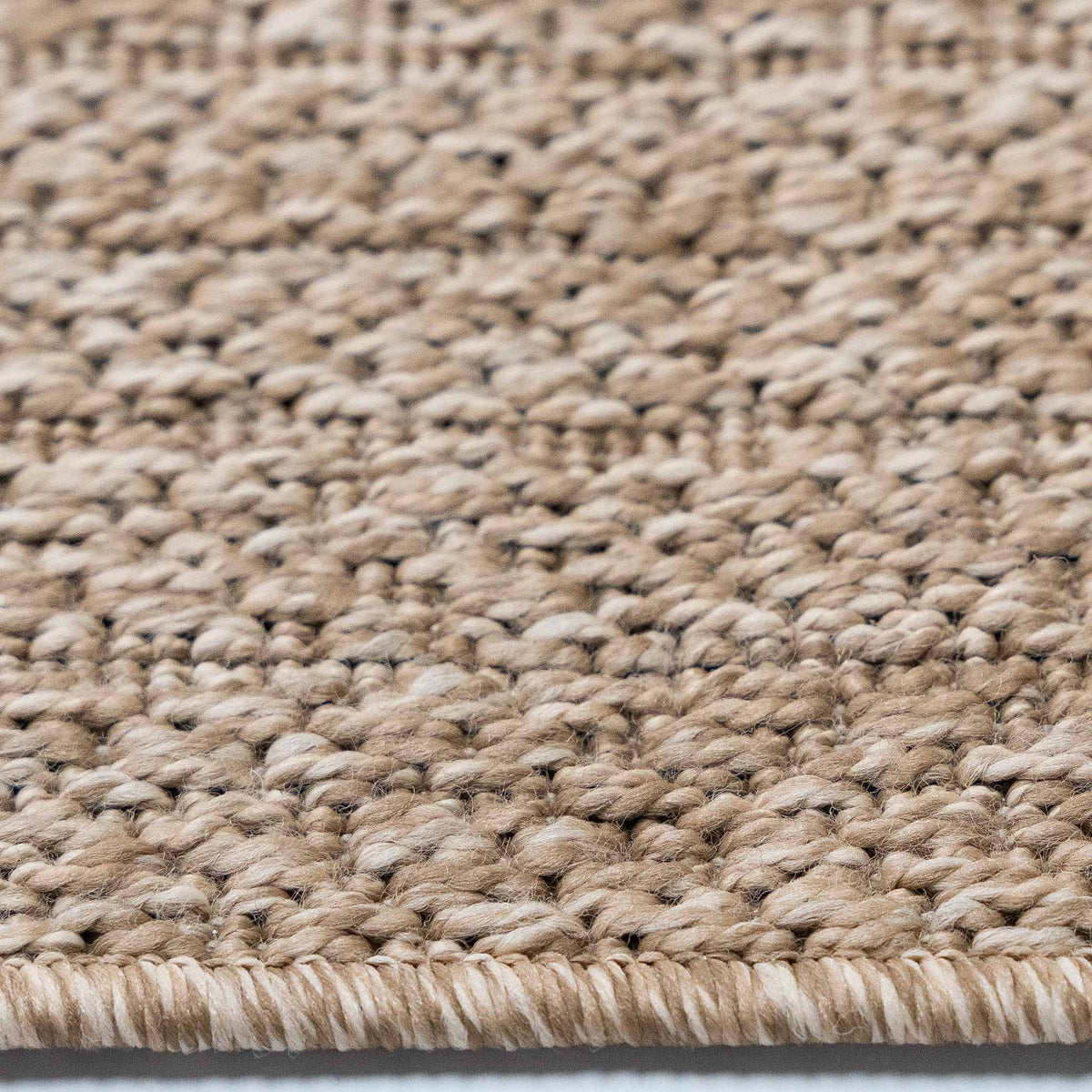 Tapete Decorativo BIGA R3003 - Beige - Polipropileno - Hecho a Máquina - Dorzav