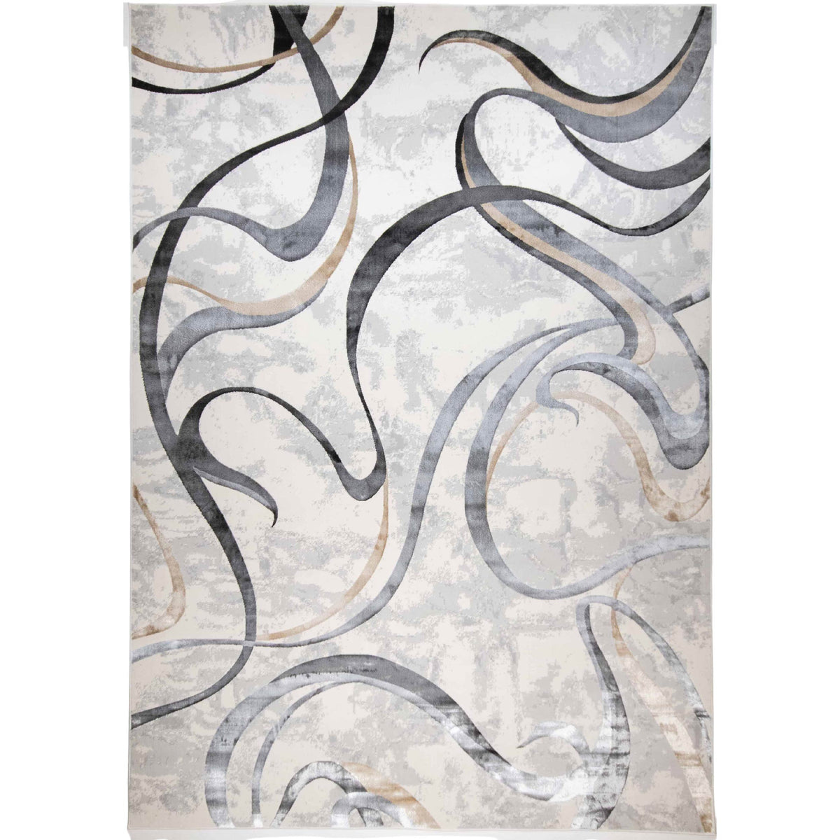 Tapete Decorativo FATIMA T2322 - Gris - Polipropileno | Poliéster - Hecho a Máquina - Dorzav