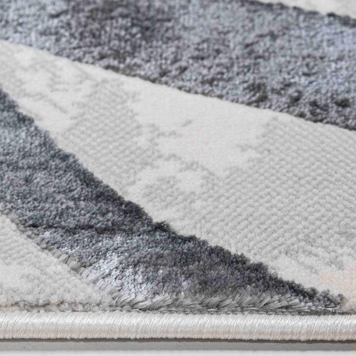 Tapete Decorativo FATIMA T2322 - Gris - Polipropileno | Poliéster - Hecho a Máquina - Dorzav