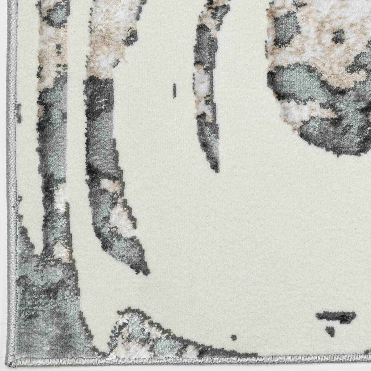 Tapete Decorativo FATIMA T2336 - Gris - Polipropileno | Poliéster - Hecho a Máquina - Dorzav