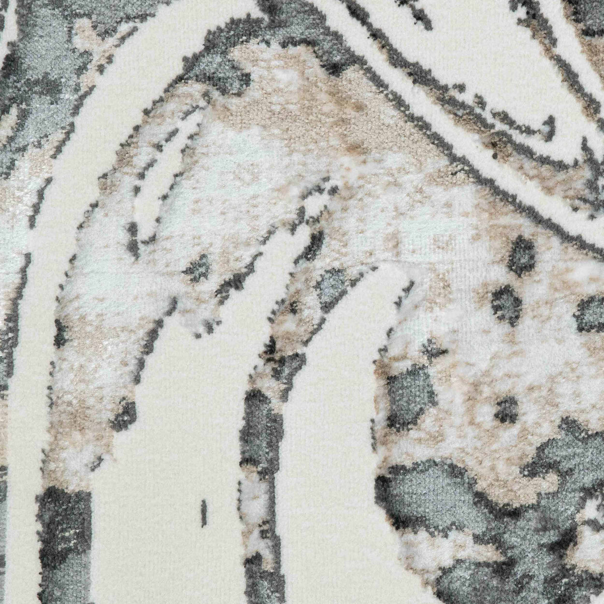 Tapete Decorativo FATIMA T2336 - Gris - Polipropileno | Poliéster - Hecho a Máquina - Dorzav