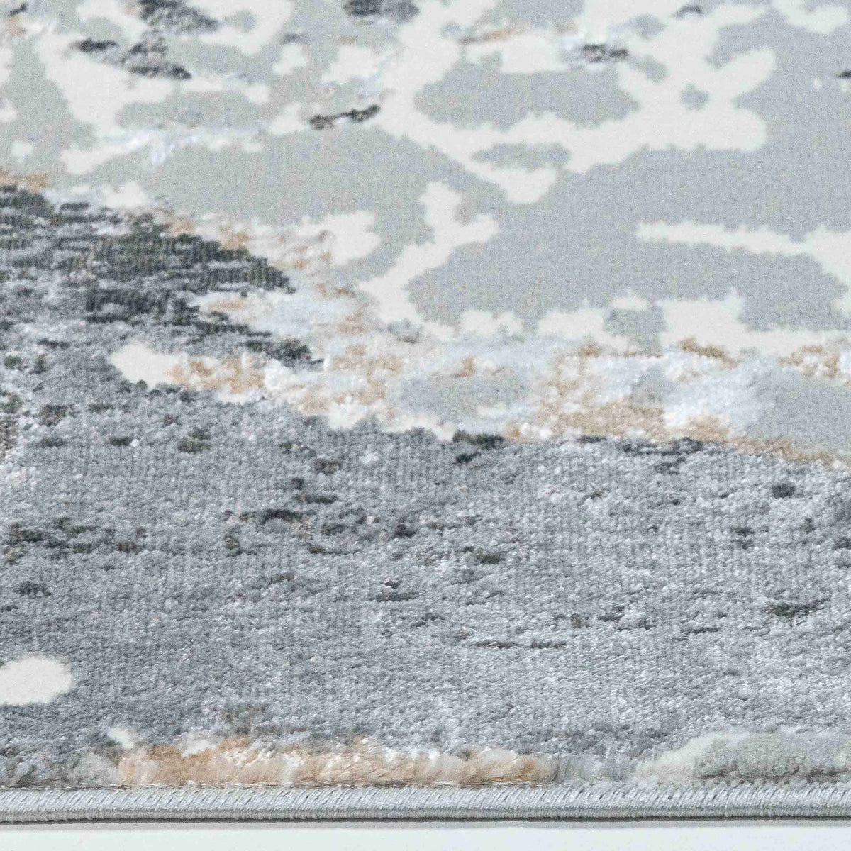 Tapete Decorativo FATIMA T2338 - Gris - Polipropileno | Poliéster - Hecho a Máquina - Dorzav