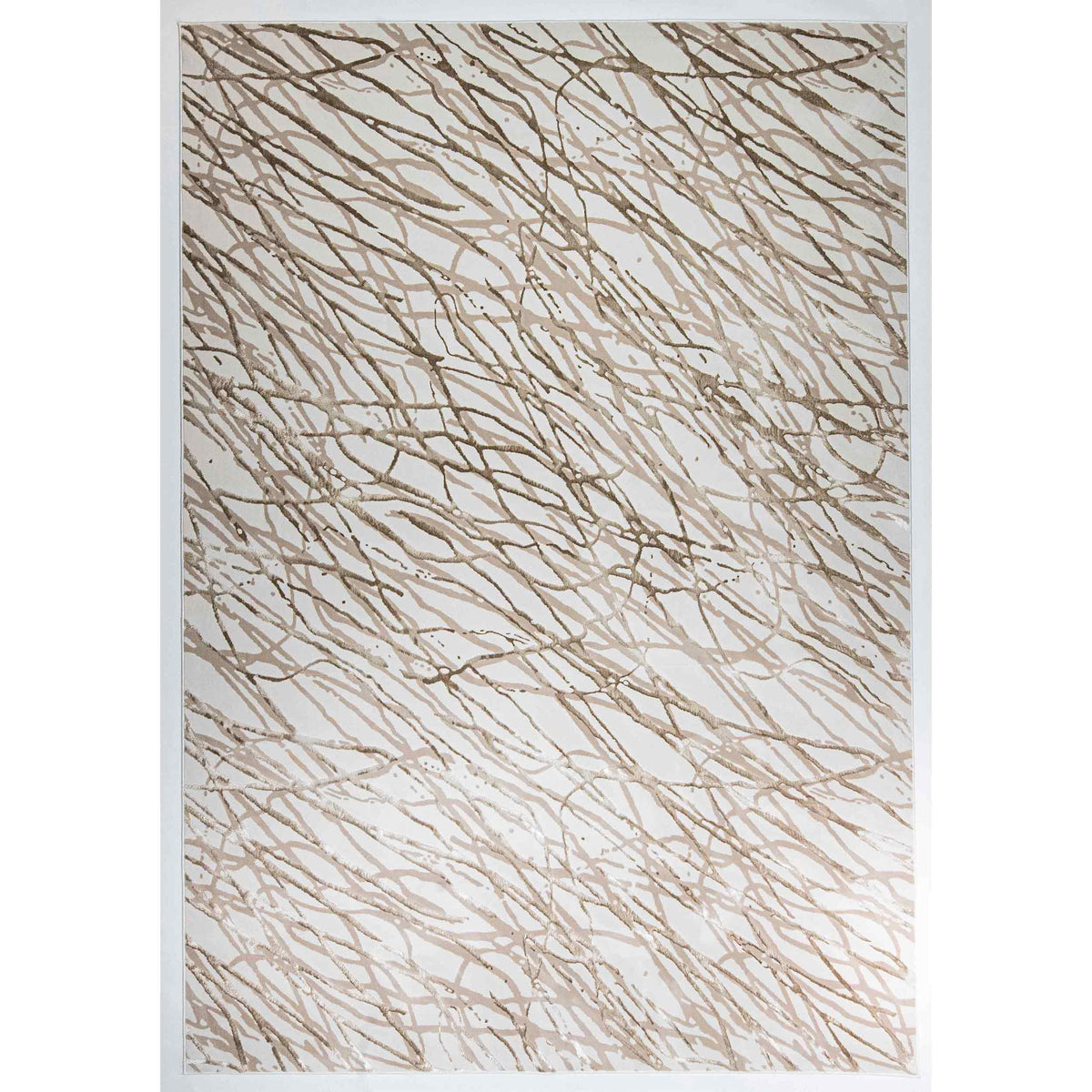 Tapete Decorativo FATIMA T2341 - Gris - Polipropileno | Poliéster - Hecho a Máquina - Dorzav