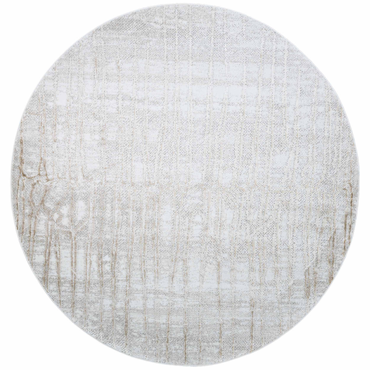 Tapete Decorativo FIORA T2375R - Gris - Viscosa | Poliéster - Hecho a Máquina - Dorzav