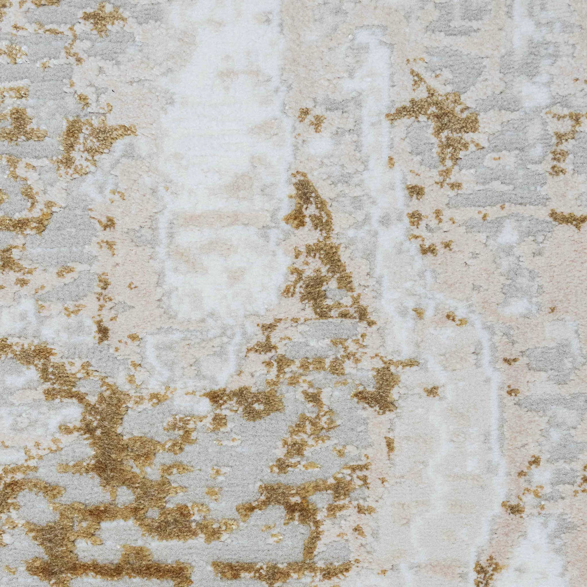 Tapete Decorativo FIORA T2376 - Gris - Viscosa | Poliéster - Hecho a Máquina - Dorzav