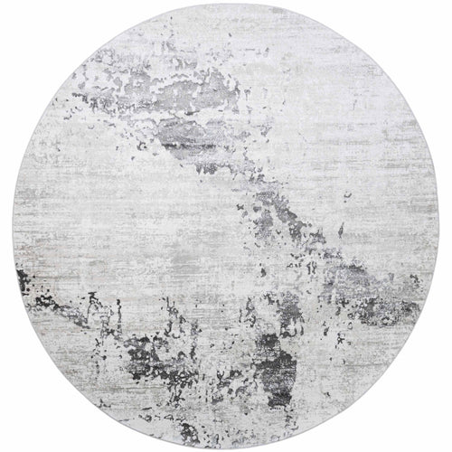 Tapete Decorativo FIORA T2383R - Gris - Viscosa | Poliéster - Hecho a Máquina - Dorzav