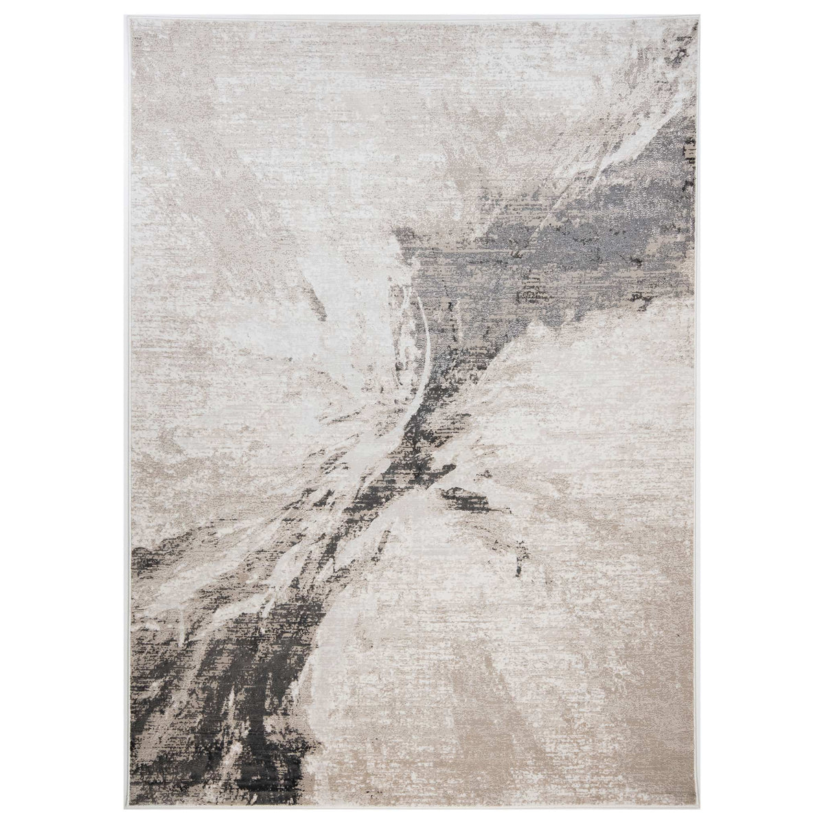 Tapete Decorativo GAMZE T2351 - Gris - Poliéster - Hecho a Máquina - Dorzav