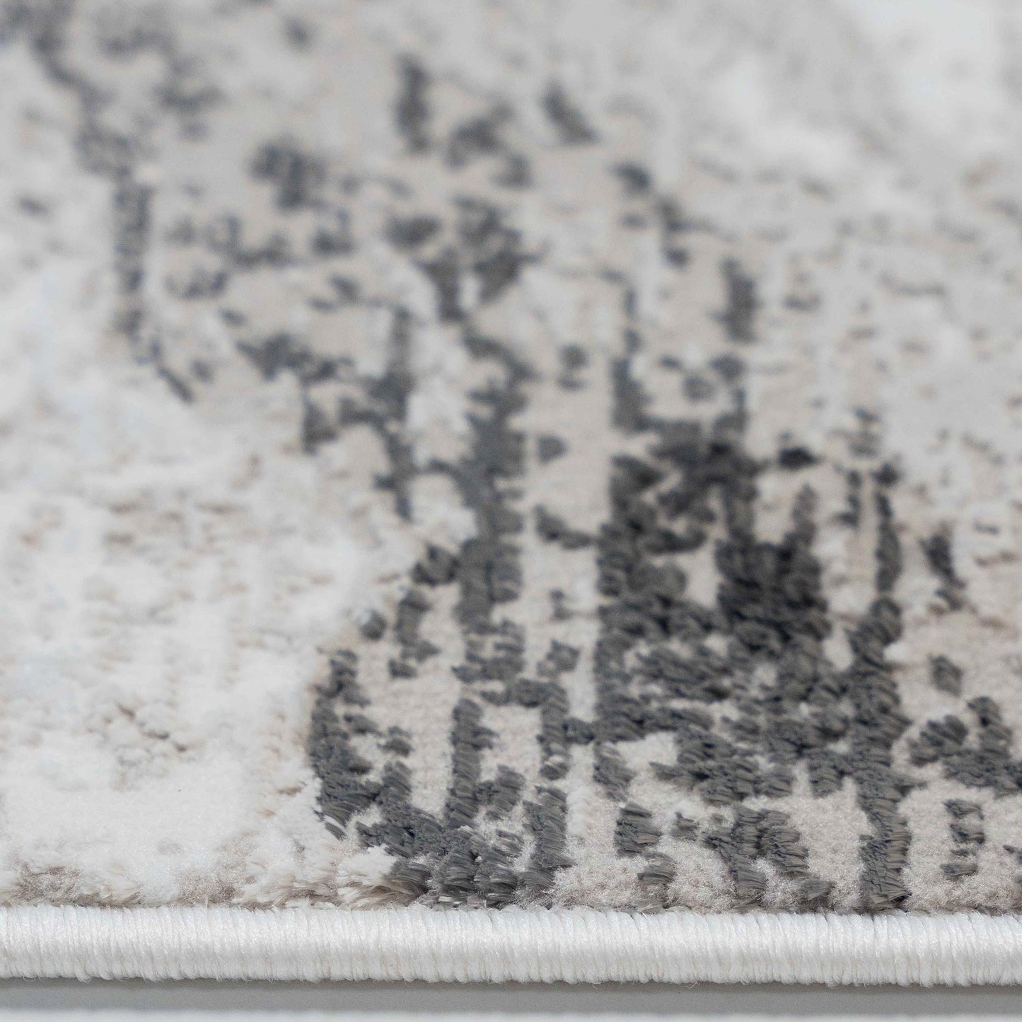 Tapete Decorativo GAMZE T2351 - Gris - Poliéster - Hecho a Máquina - Dorzav