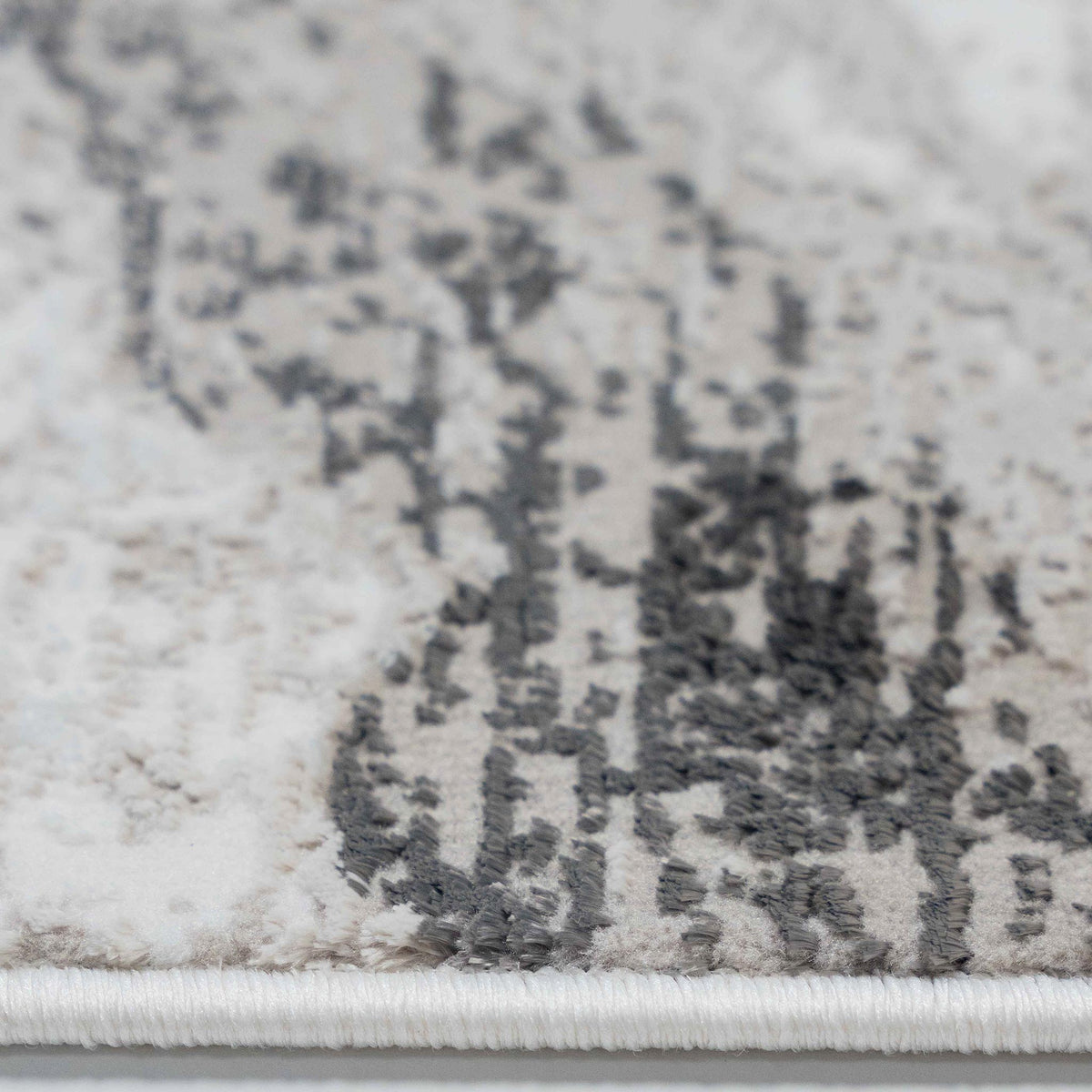 Tapete Decorativo GAMZE T2351 - Gris - Poliéster - Hecho a Máquina - Dorzav