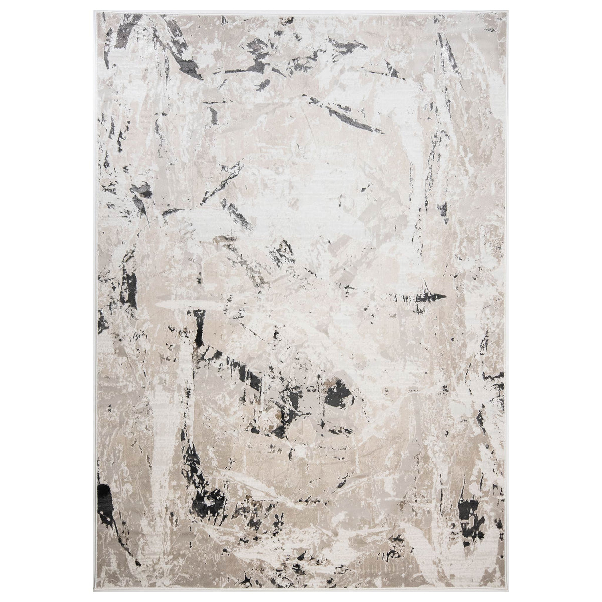 Tapete Decorativo GAMZE T2352 - Gris - Poliéster - Hecho a Máquina - Dorzav