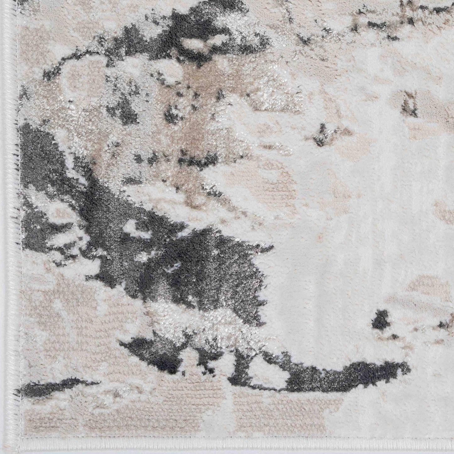 Tapete Decorativo GAMZE T2352 - Gris - Poliéster - Hecho a Máquina - Dorzav