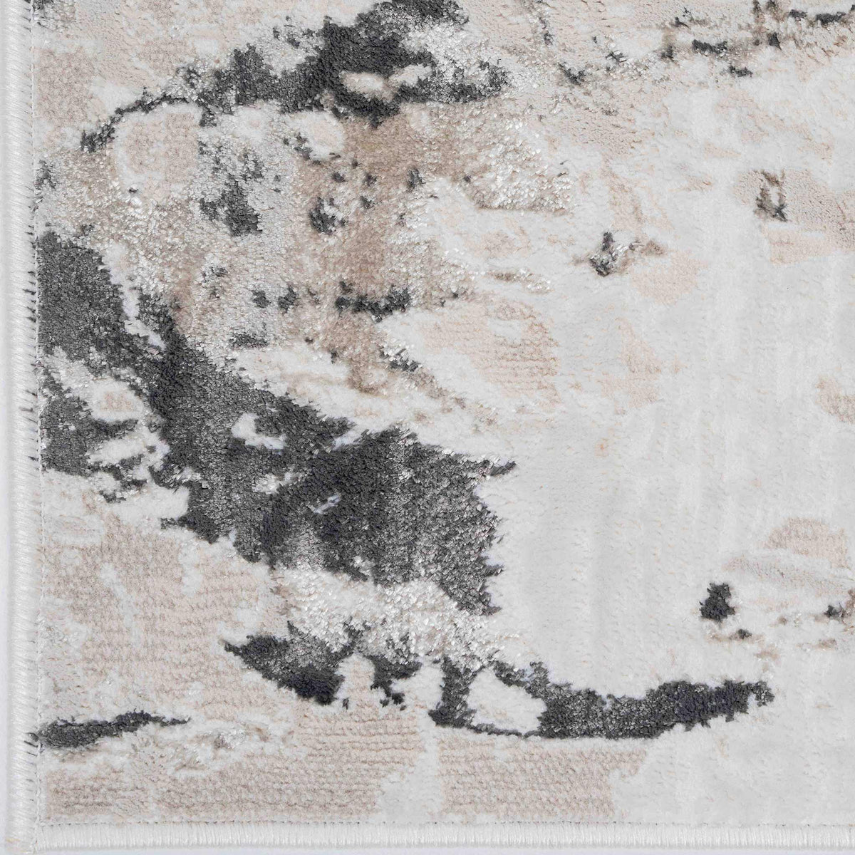 Tapete Decorativo GAMZE T2352 - Gris - Poliéster - Hecho a Máquina - Dorzav