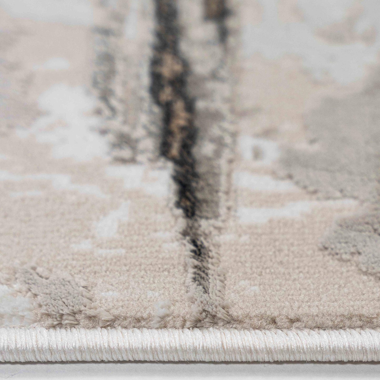 Tapete Decorativo GAMZE T2356 - Gris - Poliéster - Hecho a Máquina - Dorzav