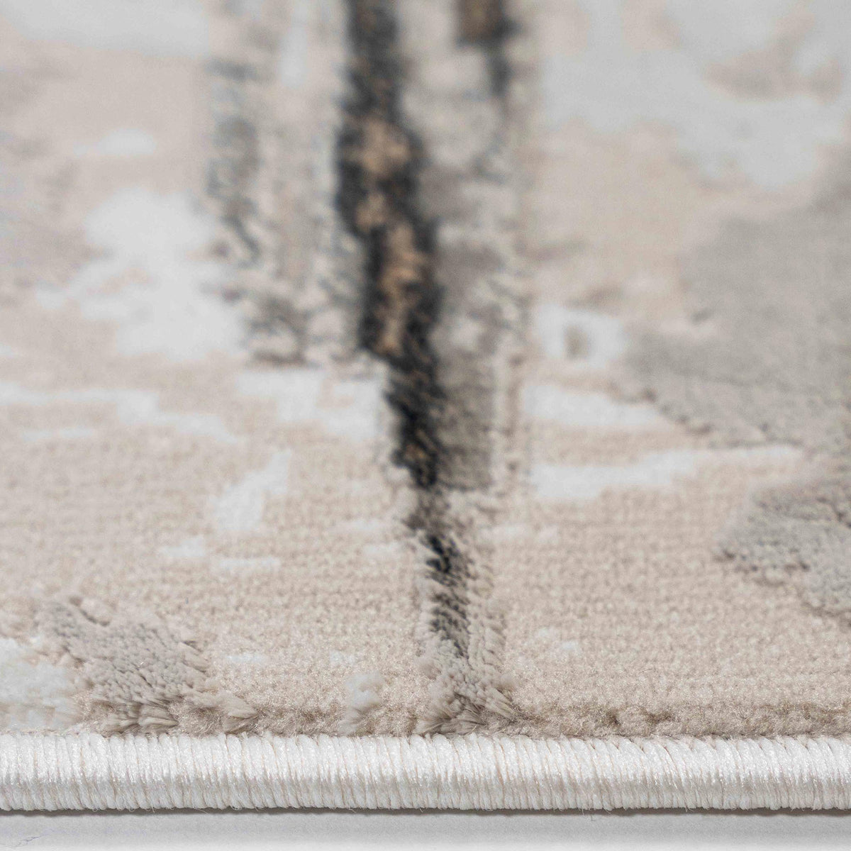 Tapete Decorativo GAMZE T2356 - Gris - Poliéster - Hecho a Máquina - Dorzav