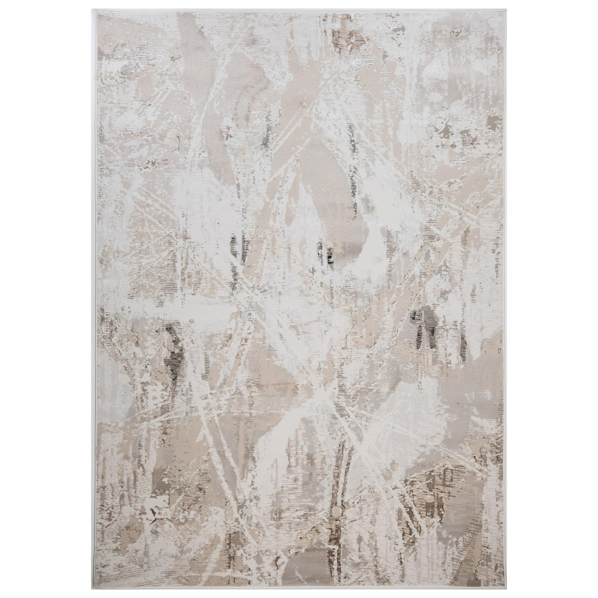Tapete Decorativo GAMZE T2357 - Gris - Poliéster - Hecho a Máquina - Dorzav