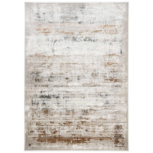 Tapete Decorativo GAMZE T2358 - Gris - Poliéster - Hecho a Máquina - Dorzav
