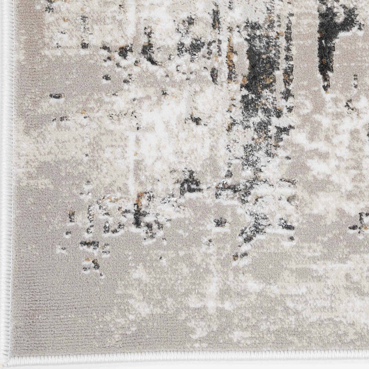 Tapete Decorativo GAMZE T2358 - Gris - Poliéster - Hecho a Máquina - Dorzav