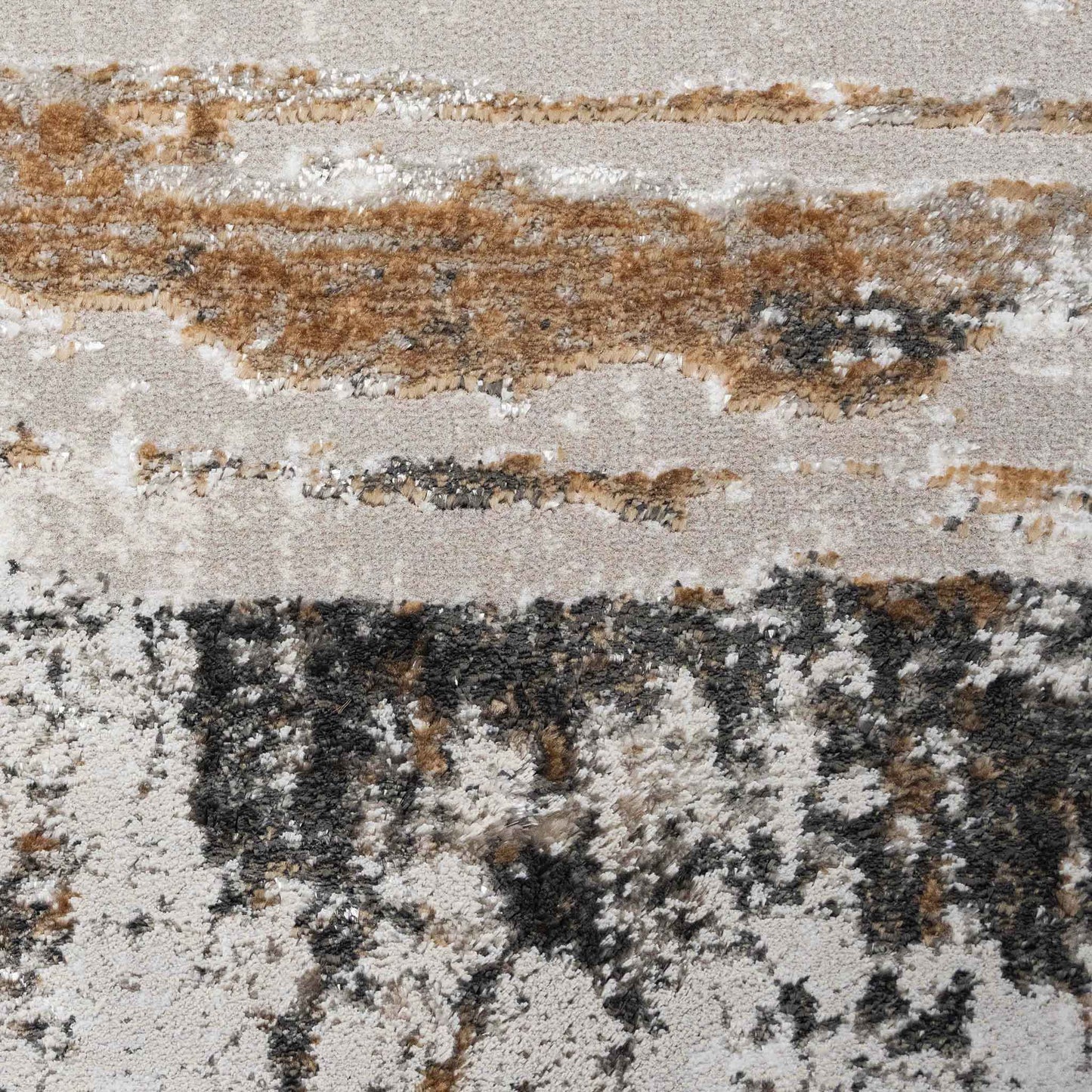 Tapete Decorativo GAMZE T2358 - Gris - Poliéster - Hecho a Máquina - Dorzav