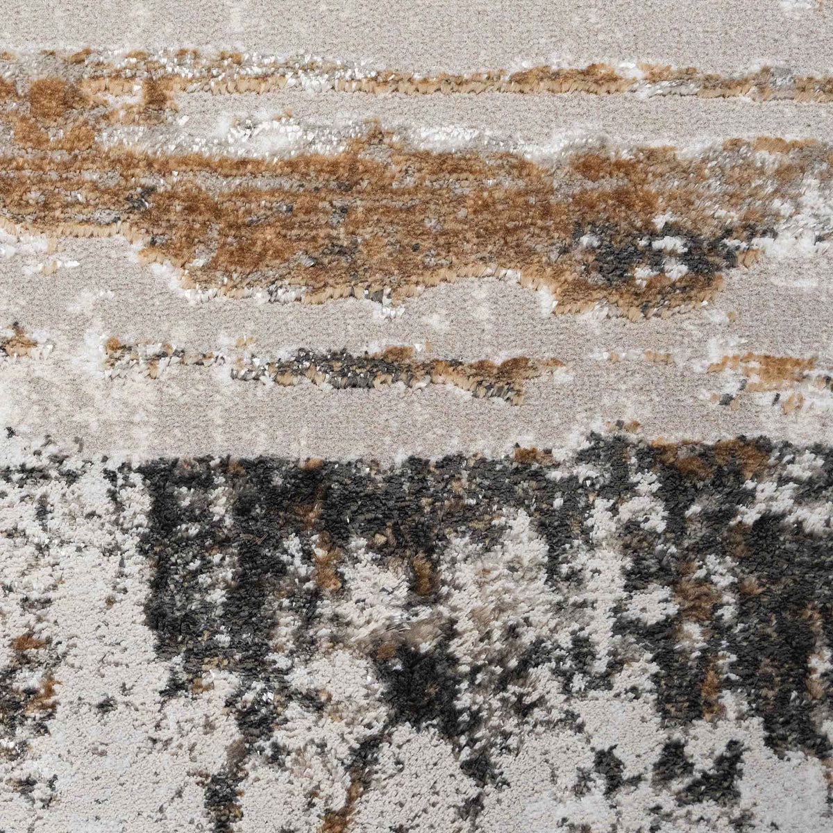 Tapete Decorativo GAMZE T2358 - Gris - Poliéster - Hecho a Máquina - Dorzav