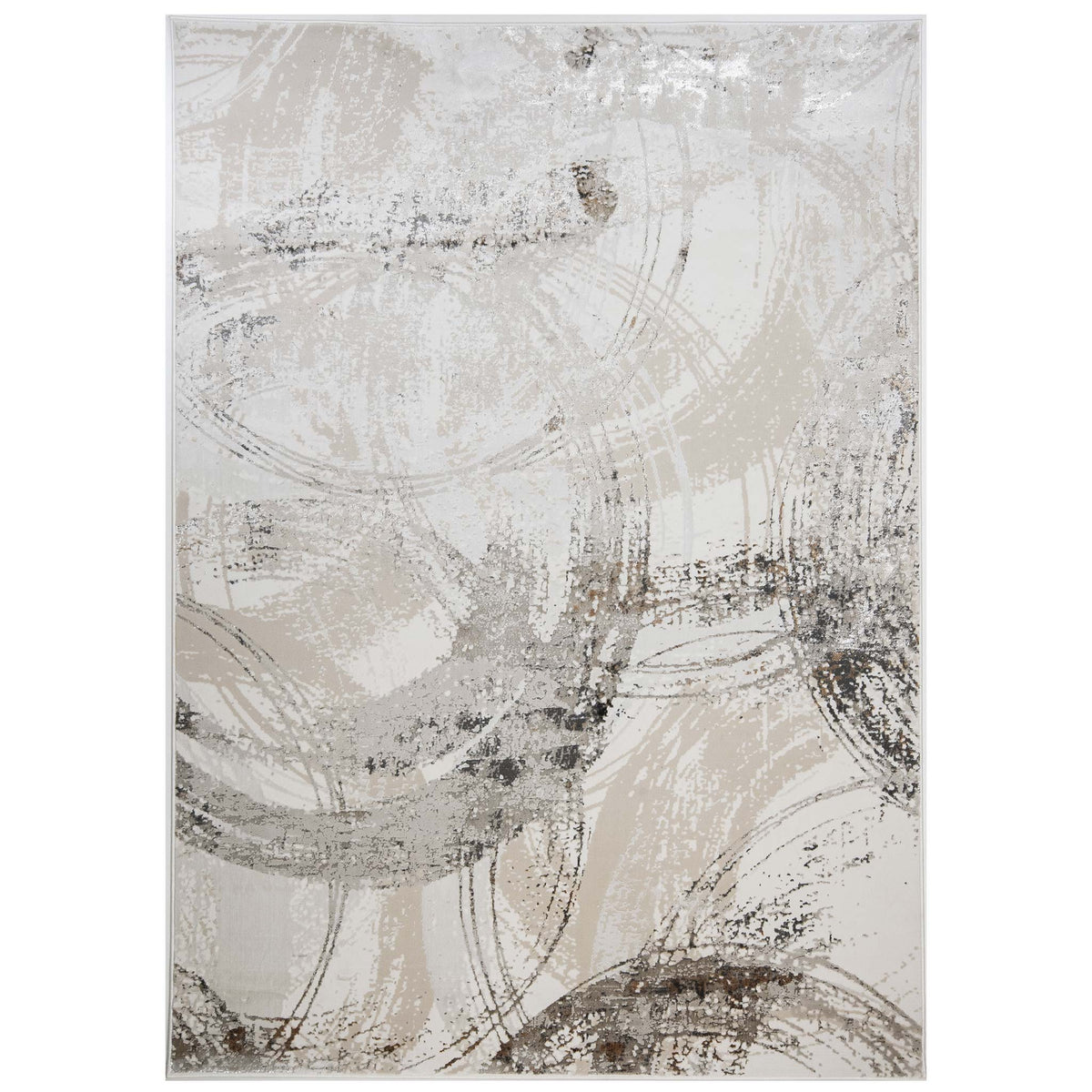 Tapete Decorativo GAMZE T2359 - Gris - Poliéster - Hecho a Máquina - Dorzav