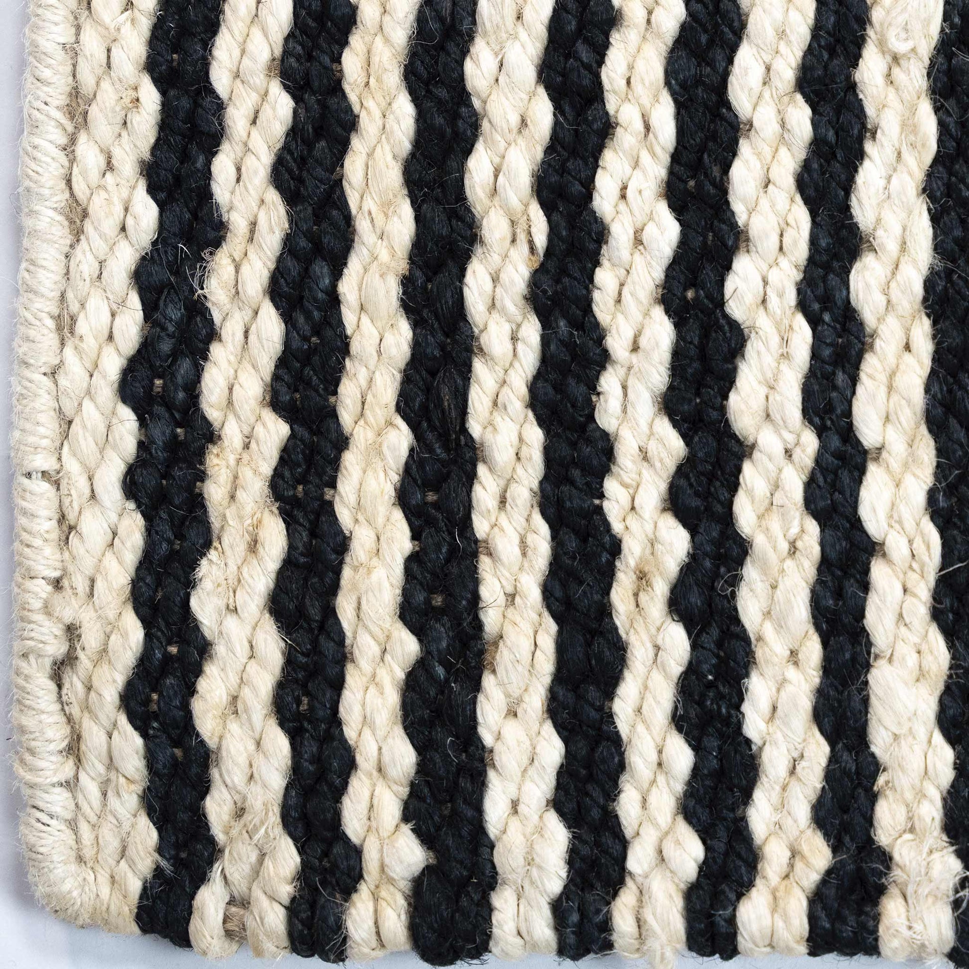 Tapete Decorativo GANGES D2040 - Crema - Yute - Hecho a Mano - Dorzav