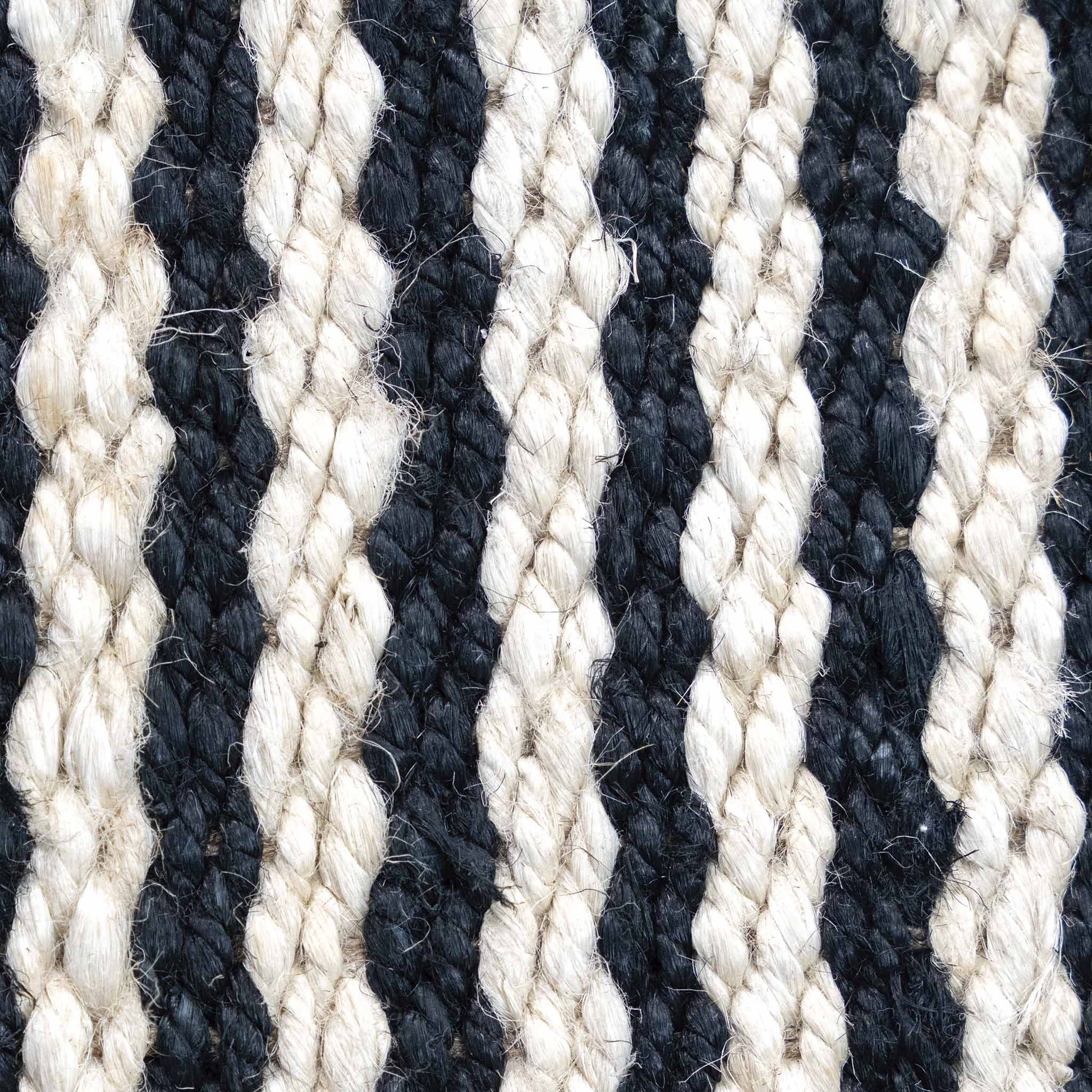Tapete Decorativo GANGES D2040 - Crema - Yute - Hecho a Mano - Dorzav