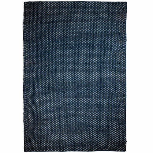 Tapete Decorativo GANGES D2041 - Negro - Yute - Hecho a Mano - Dorzav