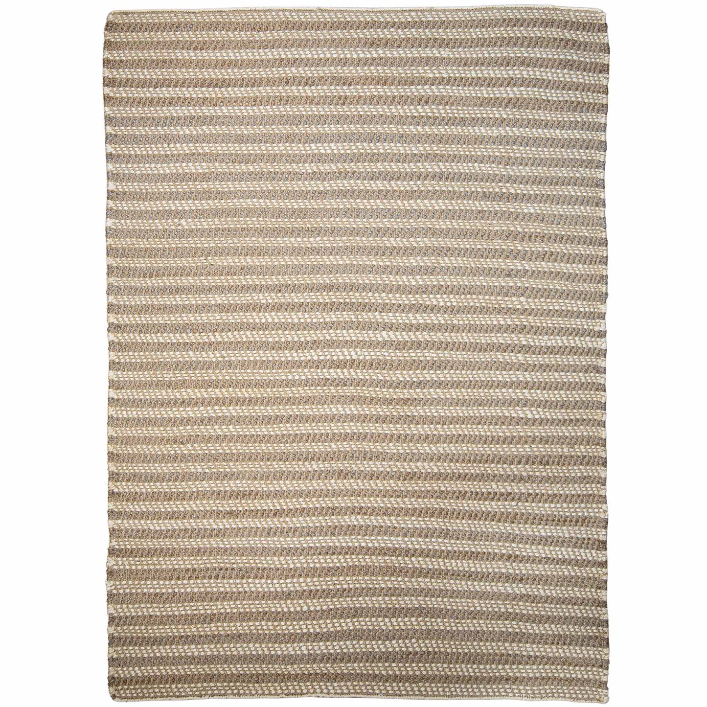 Tapete Decorativo GANGES D2042 - Beige - Yute - Hecho a Mano - Dorzav
