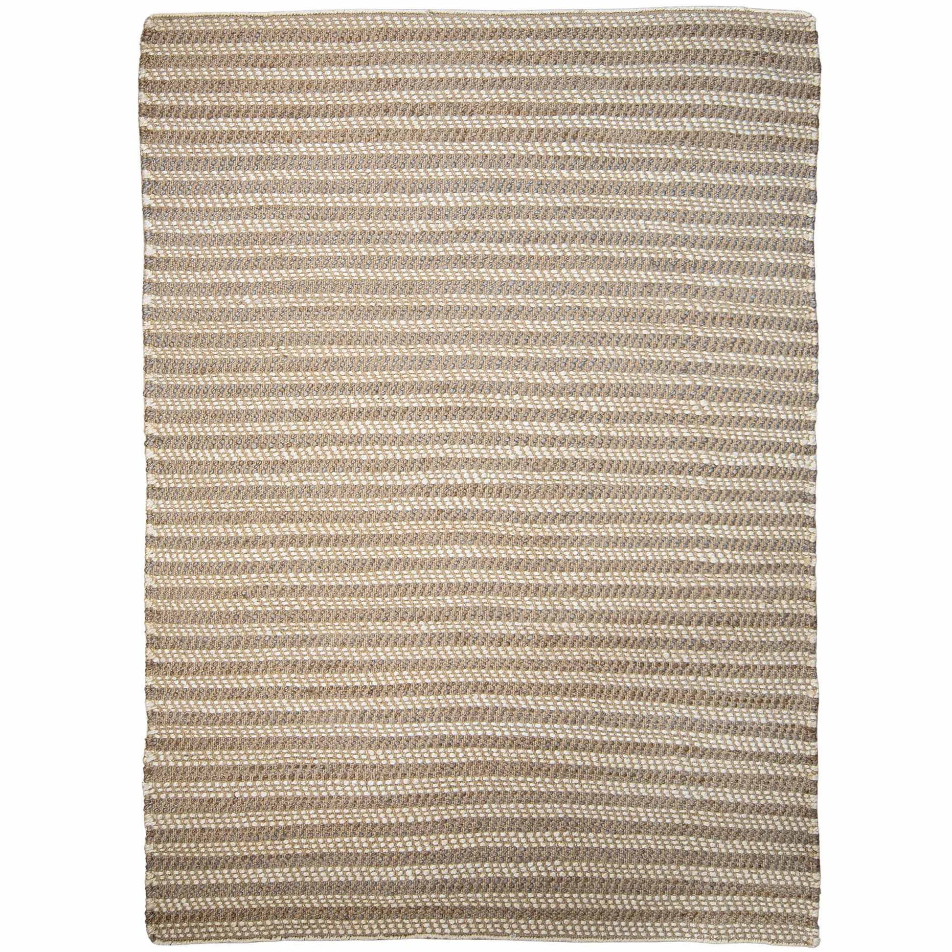 Tapete Decorativo GANGES D2042 - Beige - Yute - Hecho a Mano - Dorzav