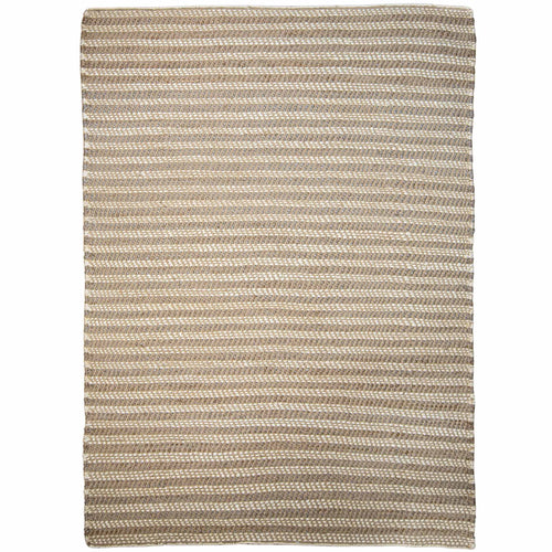 Tapete Decorativo GANGES D2042 - Beige - Yute - Hecho a Mano - Dorzav