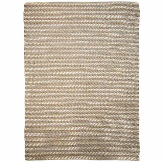 Tapete Decorativo GANGES D2042 - Beige - Yute - Hecho a Mano - Dorzav