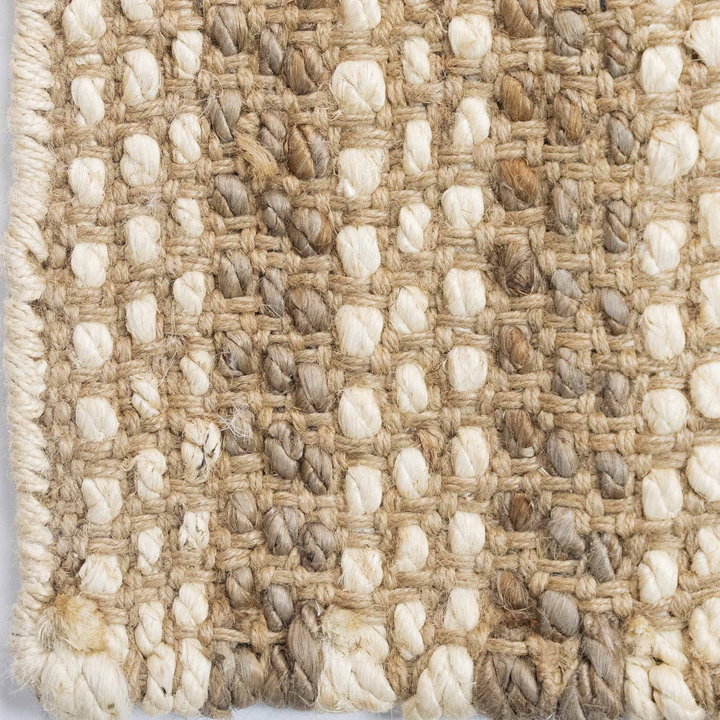 Tapete Decorativo GANGES D2042 - Beige - Yute - Hecho a Mano - Dorzav