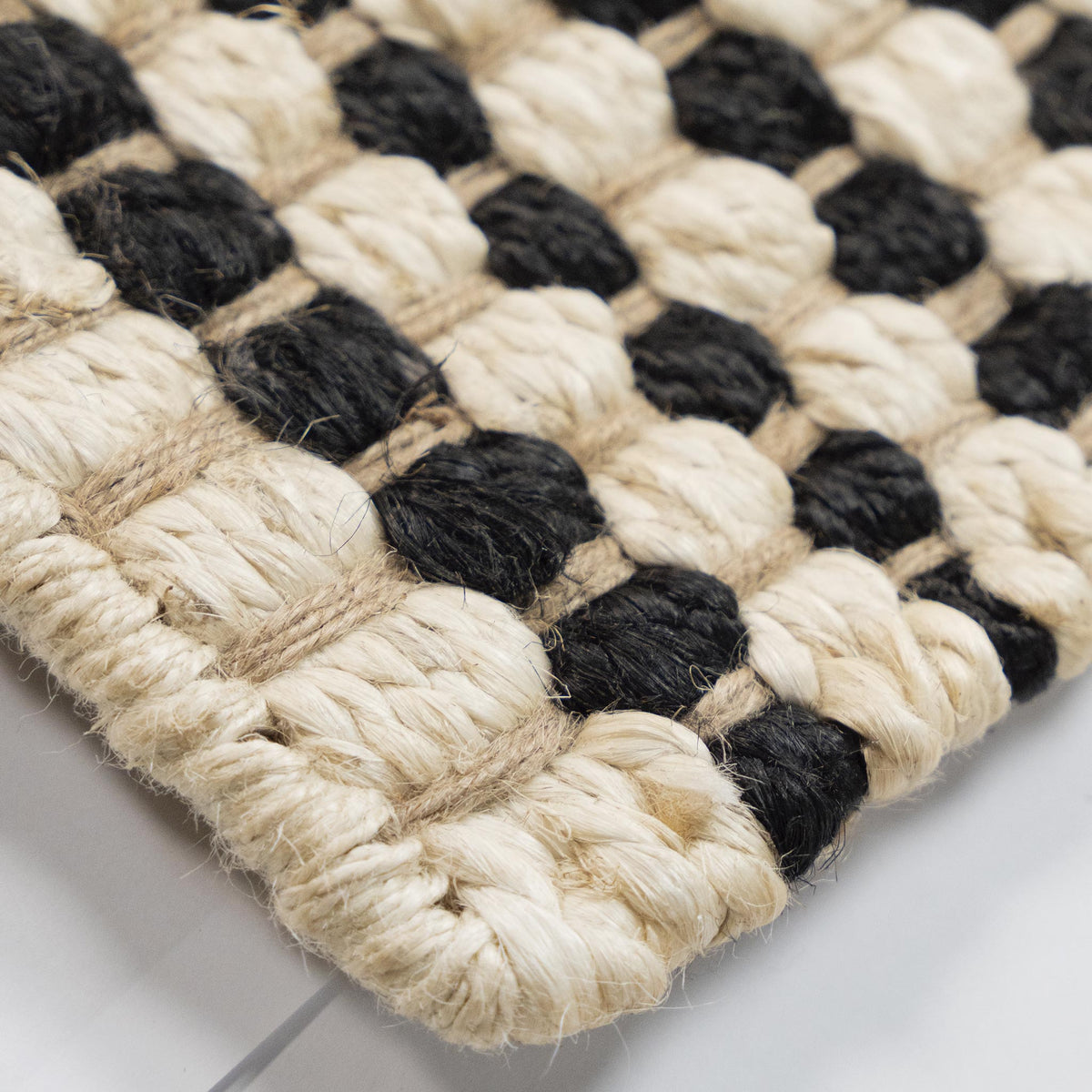Tapete Decorativo GANGES D2043 - Natural - Yute - Hecho a Mano - Dorzav