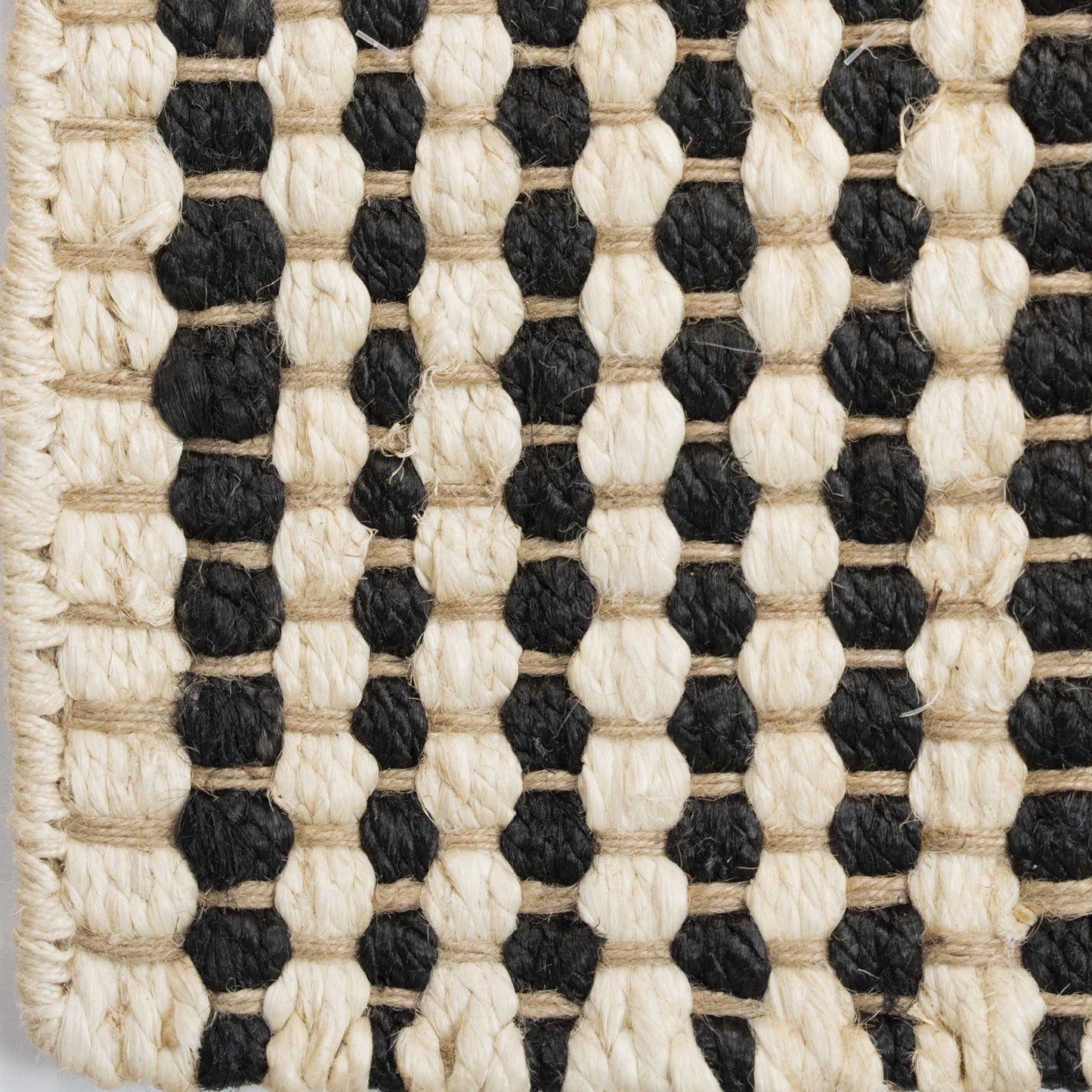 Tapete Decorativo GANGES D2043 - Natural - Yute - Hecho a Mano - Dorzav