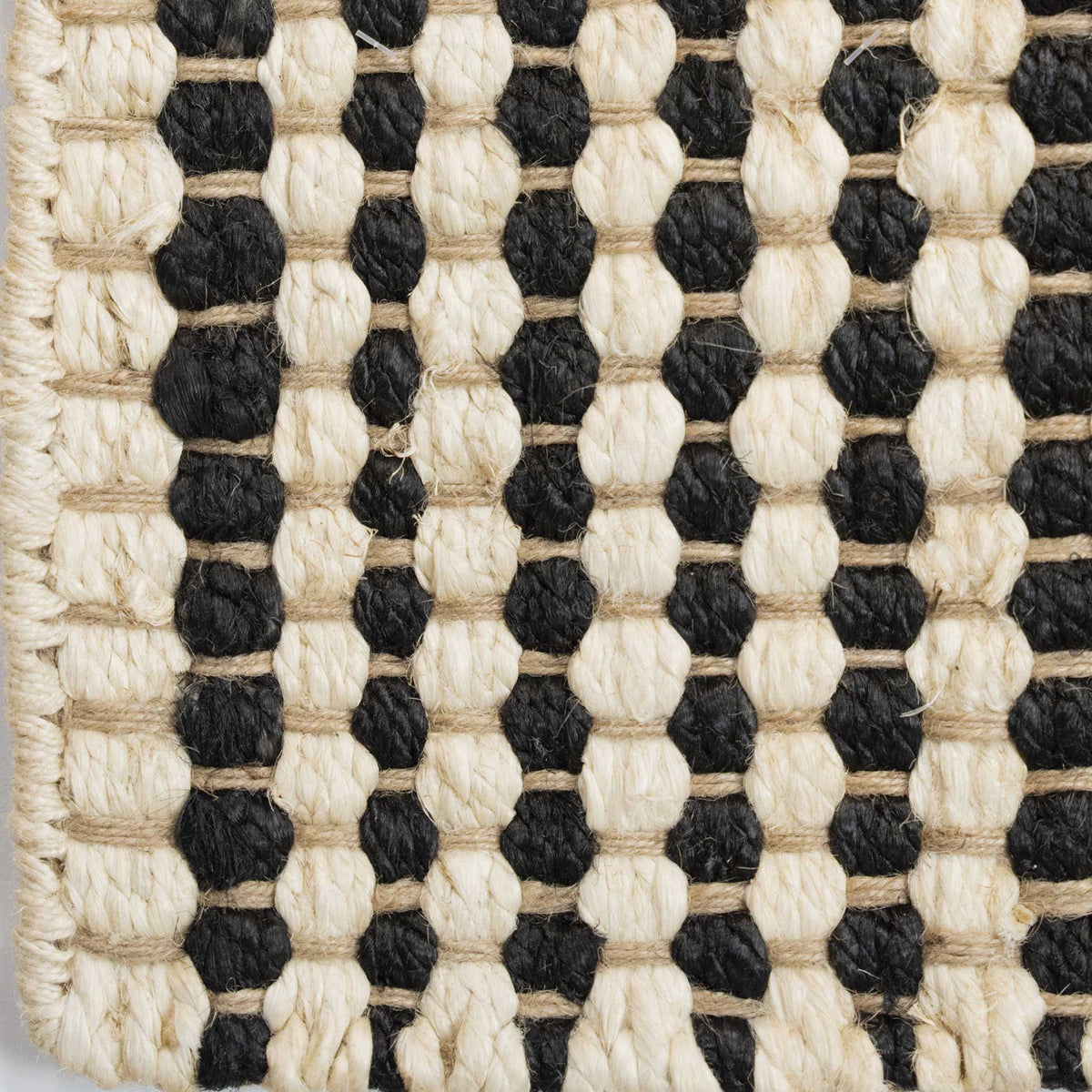 Tapete Decorativo GANGES D2043 - Natural - Yute - Hecho a Mano - Dorzav