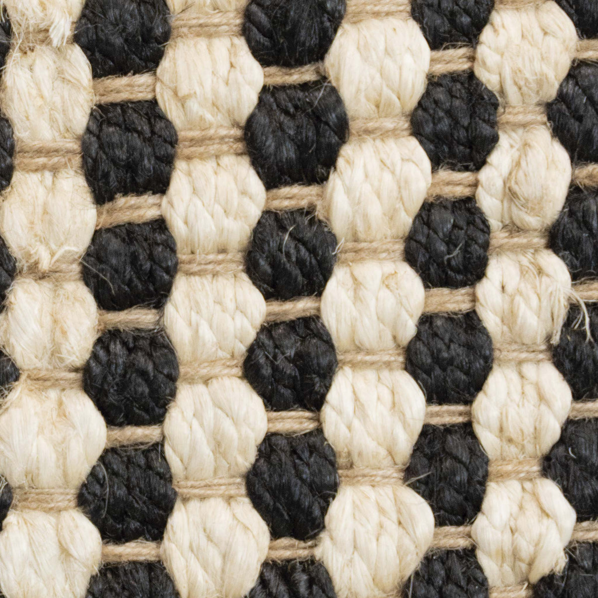 Tapete Decorativo GANGES D2043 - Natural - Yute - Hecho a Mano - Dorzav