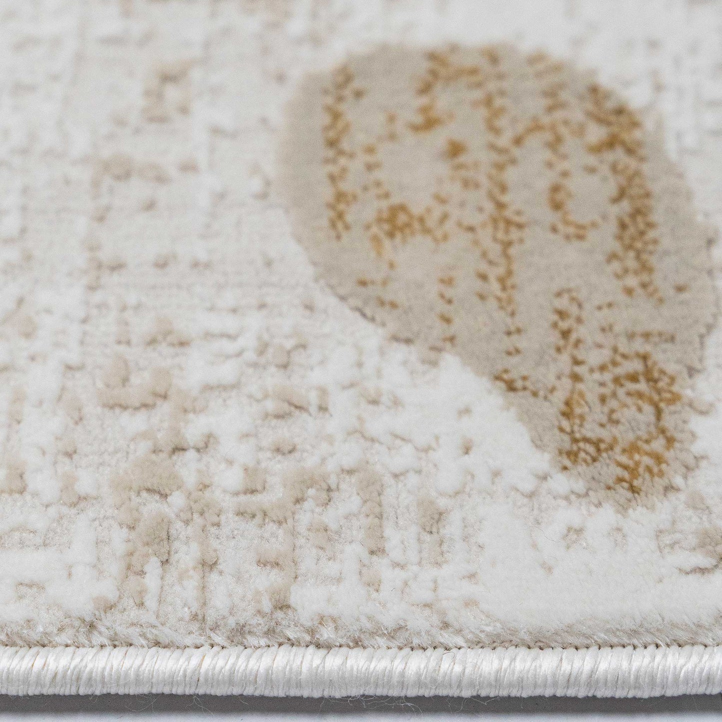 Tapete Decorativo GEDIZ U6059 - Beige - Poliéster | Polipropileno - Hecho a Máquina - Dorzav