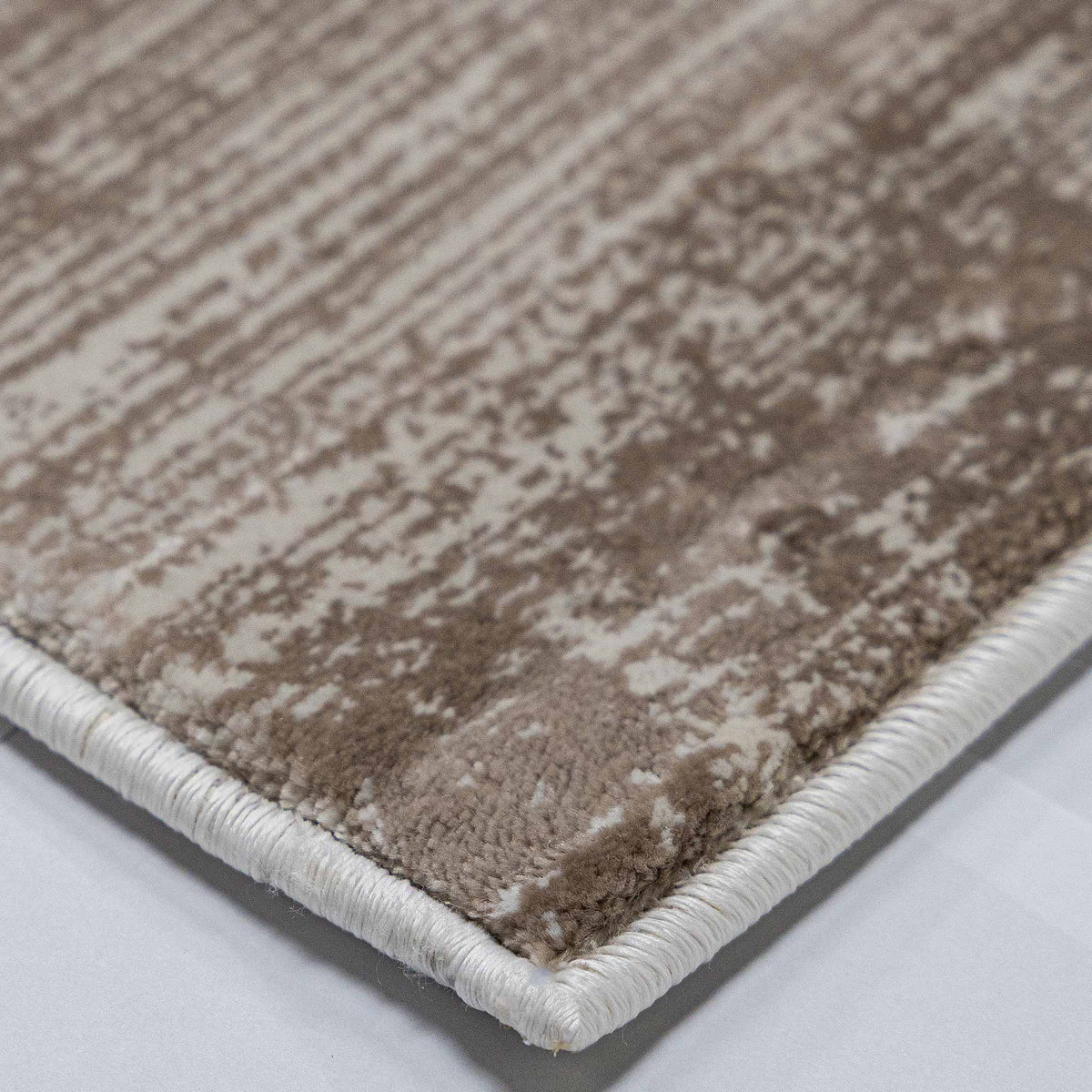 Tapete Decorativo GEDIZ U6060 - Beige - Poliéster | Polipropileno - Hecho a Máquina - Dorzav