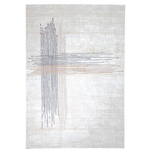 Tapete Decorativo GEDIZ U6061 - Beige - Poliéster | Polipropileno - Hecho a Máquina - Dorzav